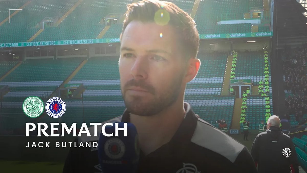 🎙️ Jack Butland spoke to RangersTV ahead of today's game.