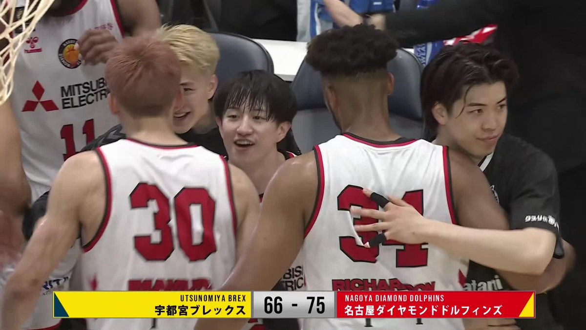 SEMIFINALS進出3チーム目は名古屋ダイヤモンドドルフィンズ!! 敵地で昨年王者から2勝を奪いQUARTERFINALS突破🙌 名古屋ダイヤモンドドルフィンズ 公式 📡バスケットLIVEで見逃し視聴 #Bリーグ #りそなグループ #Bリーグチャンピオンシップ