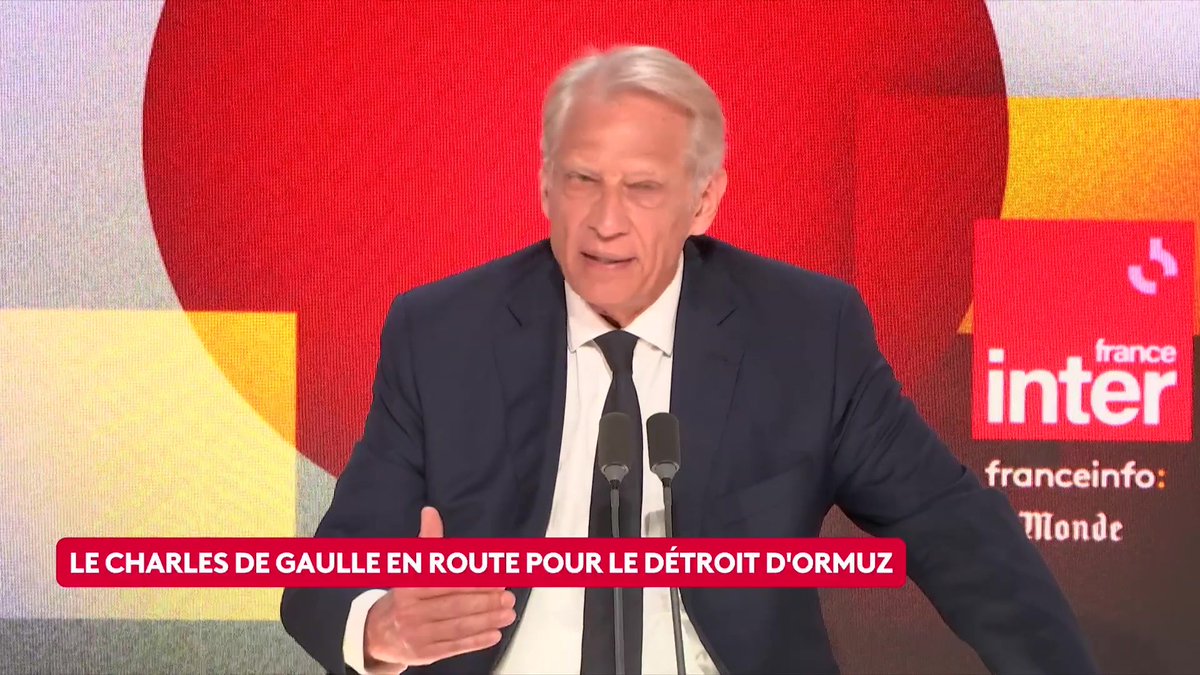 "Nous ne devons être impliqués dans des actions offensives en aucun cas", estime Dominique de Villepin, concernant le conflit entre les États-Unis et l'Iran. "Cette guerre n'est pas la nôtre, et cette guerre est sans objectif ni stratégie politique." #QuestionPol