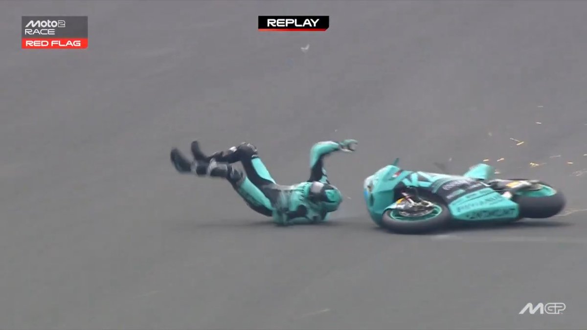 RED FLAG 🟥 No way Navarro could've saved that one 🤯 #FrenchGP 🇫🇷