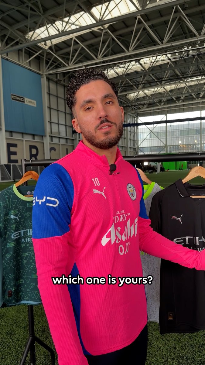 📊 Rayan Cherki ranks his favourite City shirts 👕 For the last chance to win one, click here 🔗