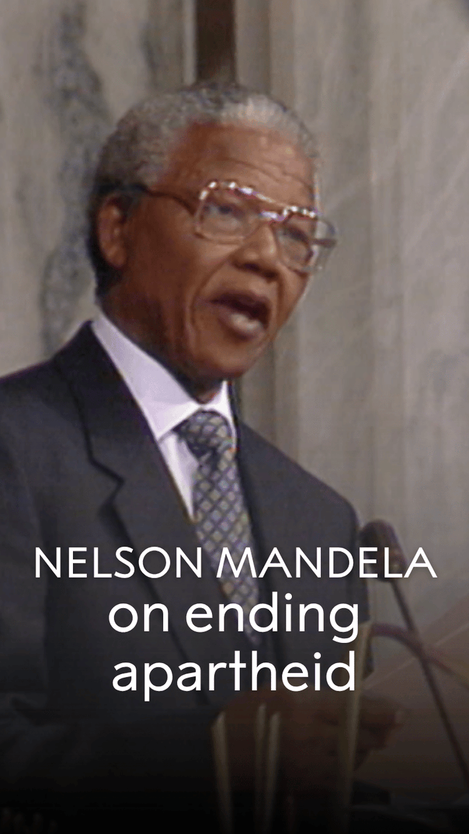 On this day in 1994, Nelson Mandela was inaugurated as the first black president of South Africa, marking the official end of apartheid. Listen to his message – just as relevant now as it was more than thirty years ago – calling all the peoples of the world to "fight racism wherever it occurs and whatever guise it assumes." Learn more: