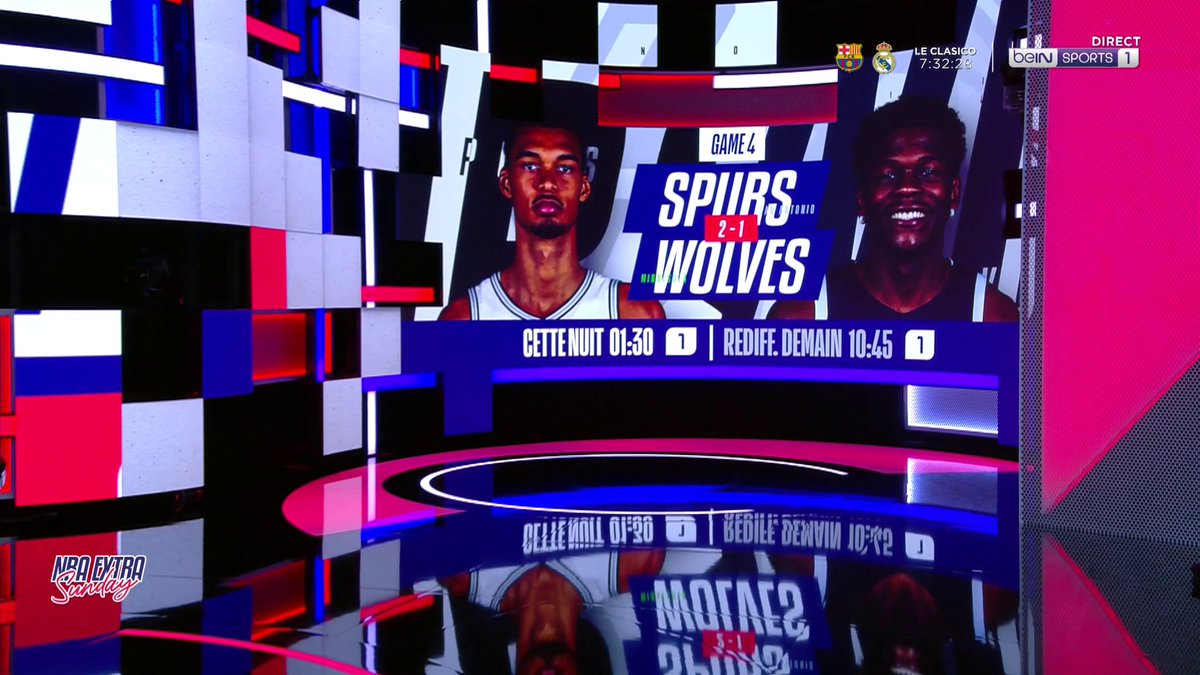 🏀 #NBAextra 📺 Rendez-vous cette nuit à 1H30 pour suivre le Game 4, Spurs @ Timberwolves !