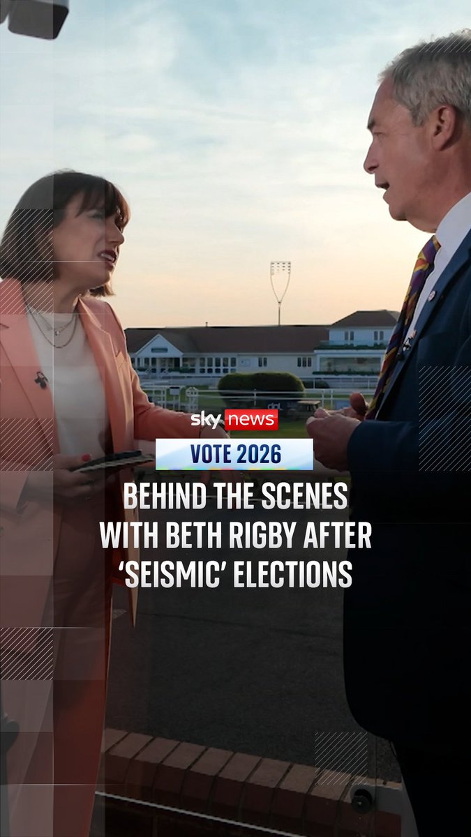 Sky's Beth Rigby takes us behind the scenes for the 'longest day ever' - running around reporting on the major fallout from the "unforgettable" election results. 🔗