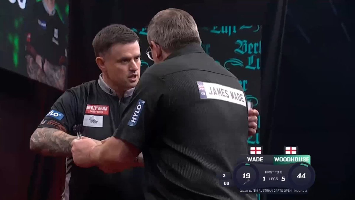 WOODY BLOWS WADE AWAY! Sensational darts from Luke Woodhouse, who averages 103.46 in a no-nonsense performance against James Wade - defeating The Machine 6-1 to reach the quarter-finals! 📺 #ET6