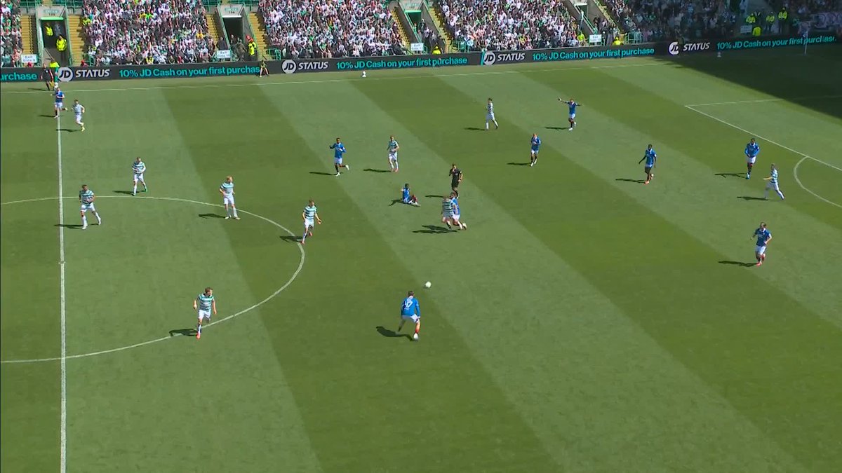 🟥 "That is a red card all day long!" Should Alistair Johnston have been sent off against Rangers for this tackle on Mikey Moore? 🤔