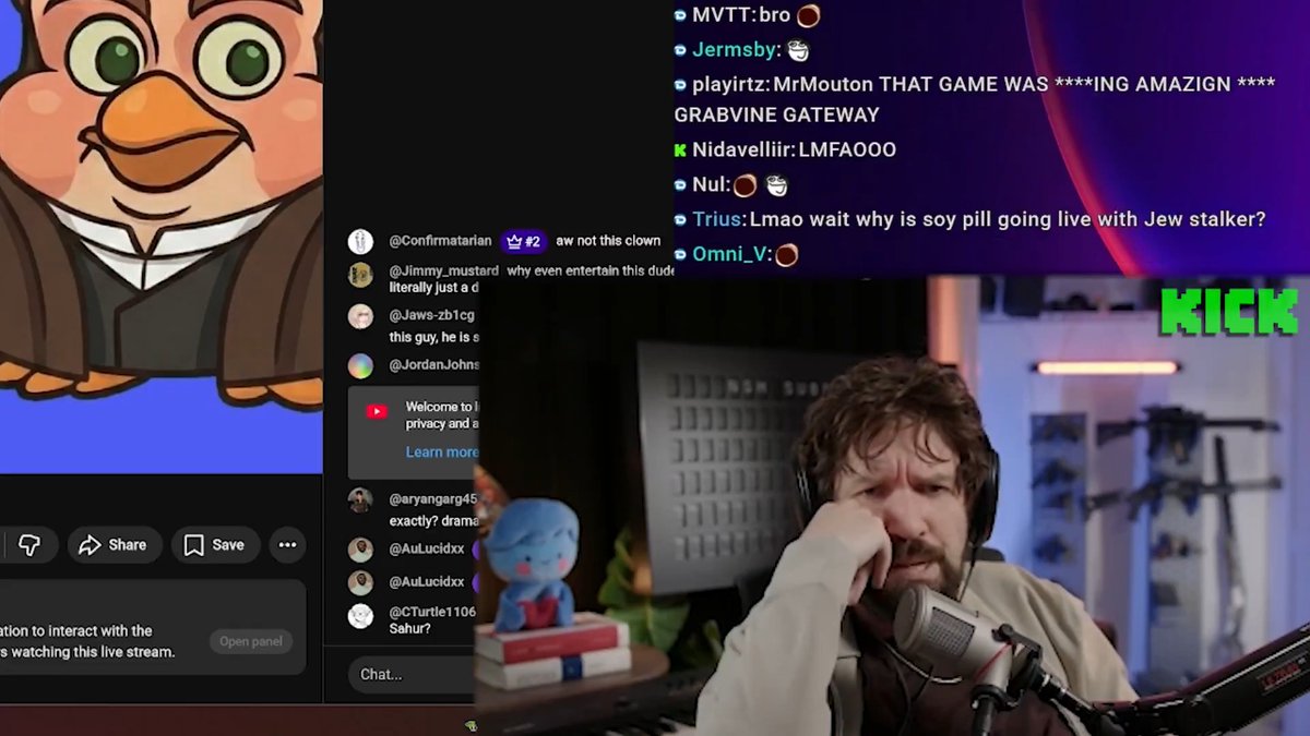 Destiny on j**stlk suddenly dropping some weird and frankly regarded arguments towards Pisco, only weeks after being called out for astroturfing his chat and community 🤔