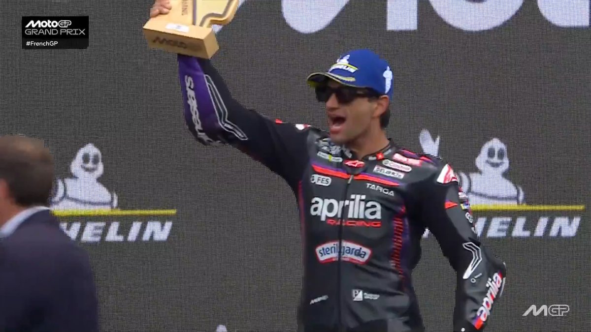 It was worth the wait for Jorge Martín Almoguera 🏆 #FrenchGP 🇫🇷