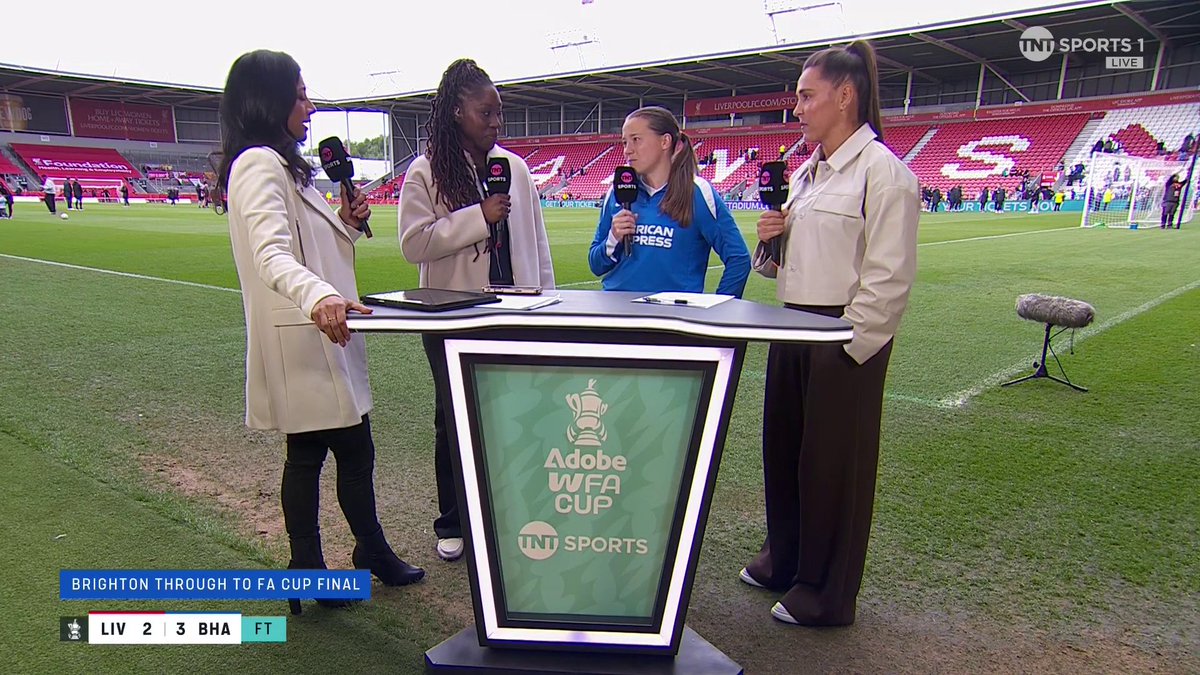 "The culture in the group is incredible" Fran Kirby speaks on Brighton's team spirit after reaching the Women's FA Cup final 👏 🎙 Reshmin Chowdhury 📺 TNT Sports and HBO Max