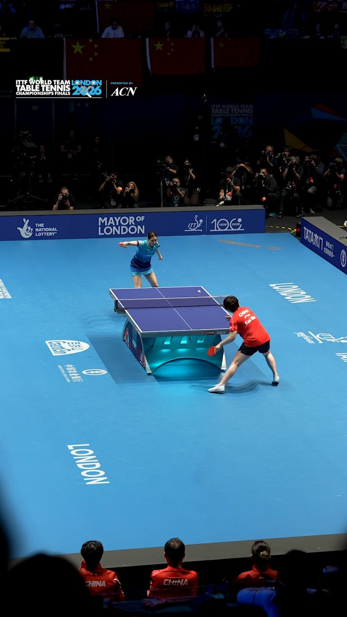 Poetry in motion 🤩 Honoka Hashimoto sealed her match point earlier with grace 💃 #ITTFWorlds2026 #TableTennis #100YearsofTableTennis