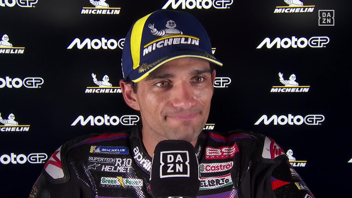 ✨ Jorge Martín Almoguera se rinde al talento infinito de Dani Pedrosa "En el test de Jerez me pegué 5 o 6 vueltas detrás suyo disfrutando. Es una pasada..." 🥰 #MotoGP 🏁 #FrenchGP 🇫🇷