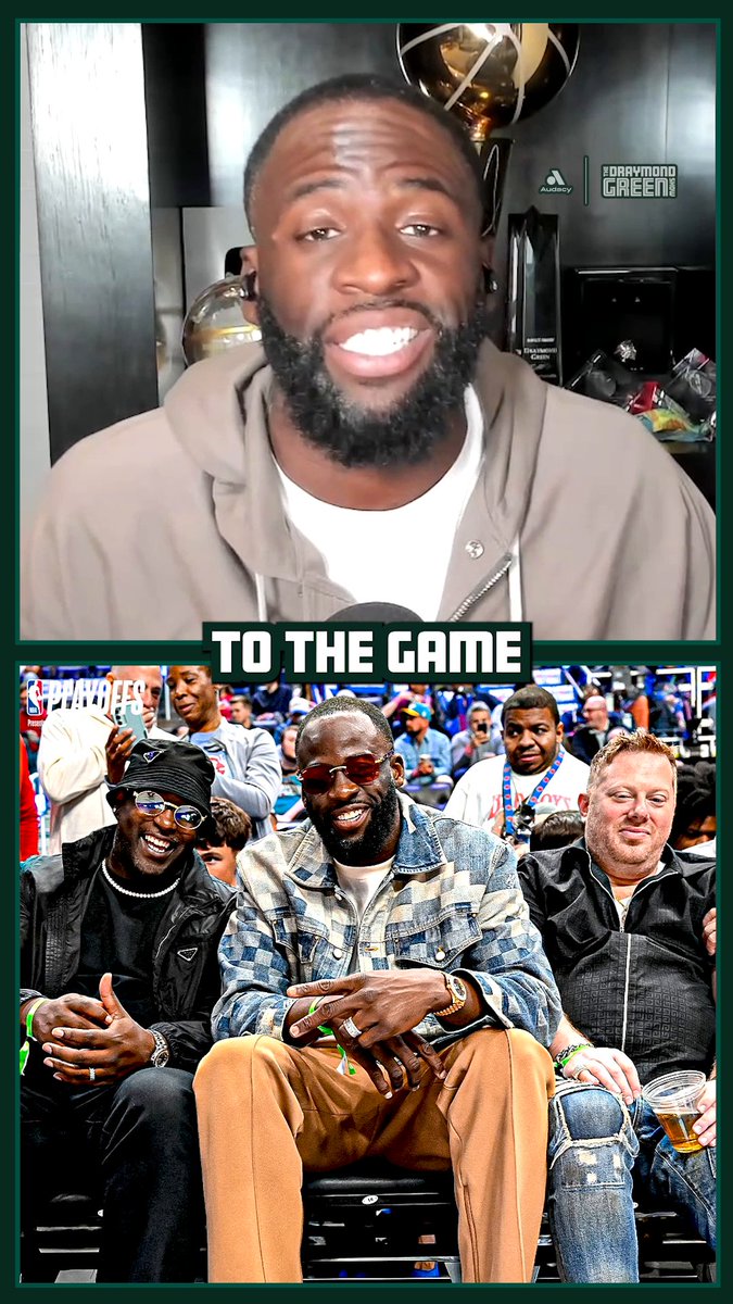 Draymond on sitting courtside at Pistons/Cavs Game 2 “Not well known fact about me is I've never gone to NBA games as an NBA player outside of working doing TV... Never understood the hype or why people are willing to pay so much money to sit courtside, having that experience I must say to all you people I kinda get it...It was so special.”