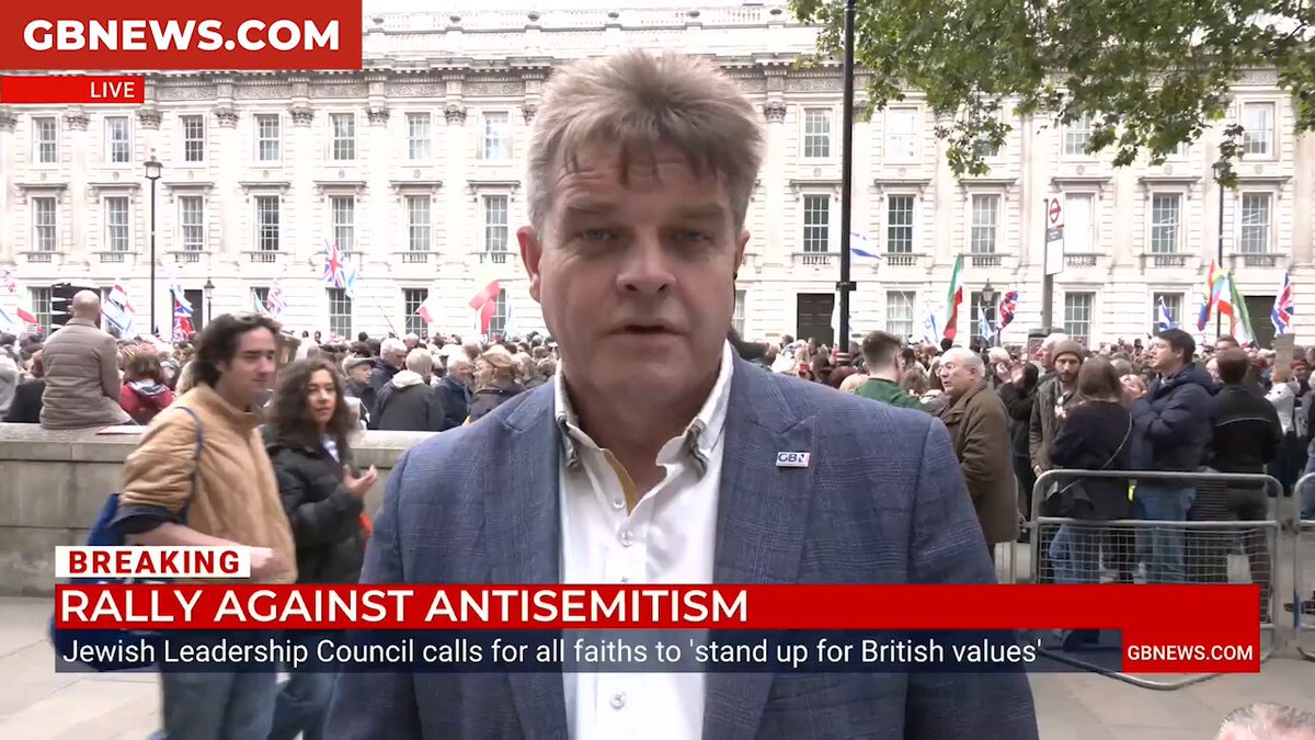 'Not enough has been done by the current Government to protect the Jewish community.' Former Attorney General Michael Ellis speaks to GB News Reporter Dougie Beattie at a rally against antisemitism in central London. 📺 Freeview 236, Sky 512, Virgin 604