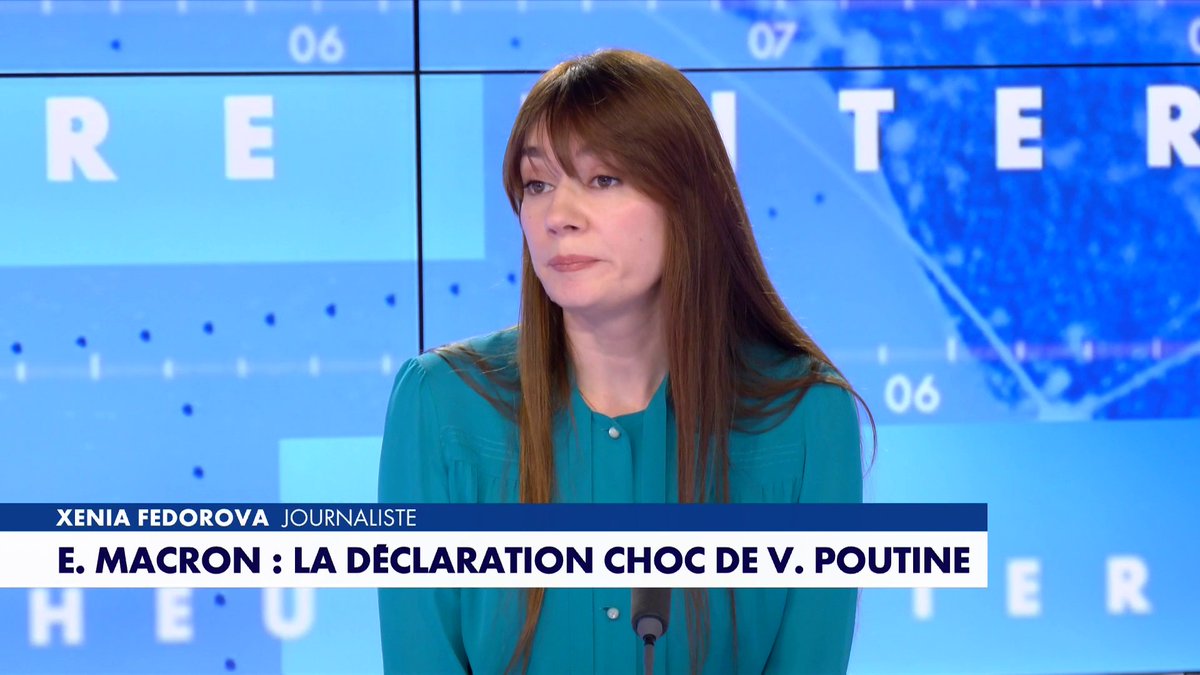 La journaliste Xenia Fedorova réagit à la déclaration de Vladimir Poutine : «On sait maintenant que c'est l'occident qui a décidé de prolonger ce conflit» dans #Lheureinter Toute l'info est à retrouver sur