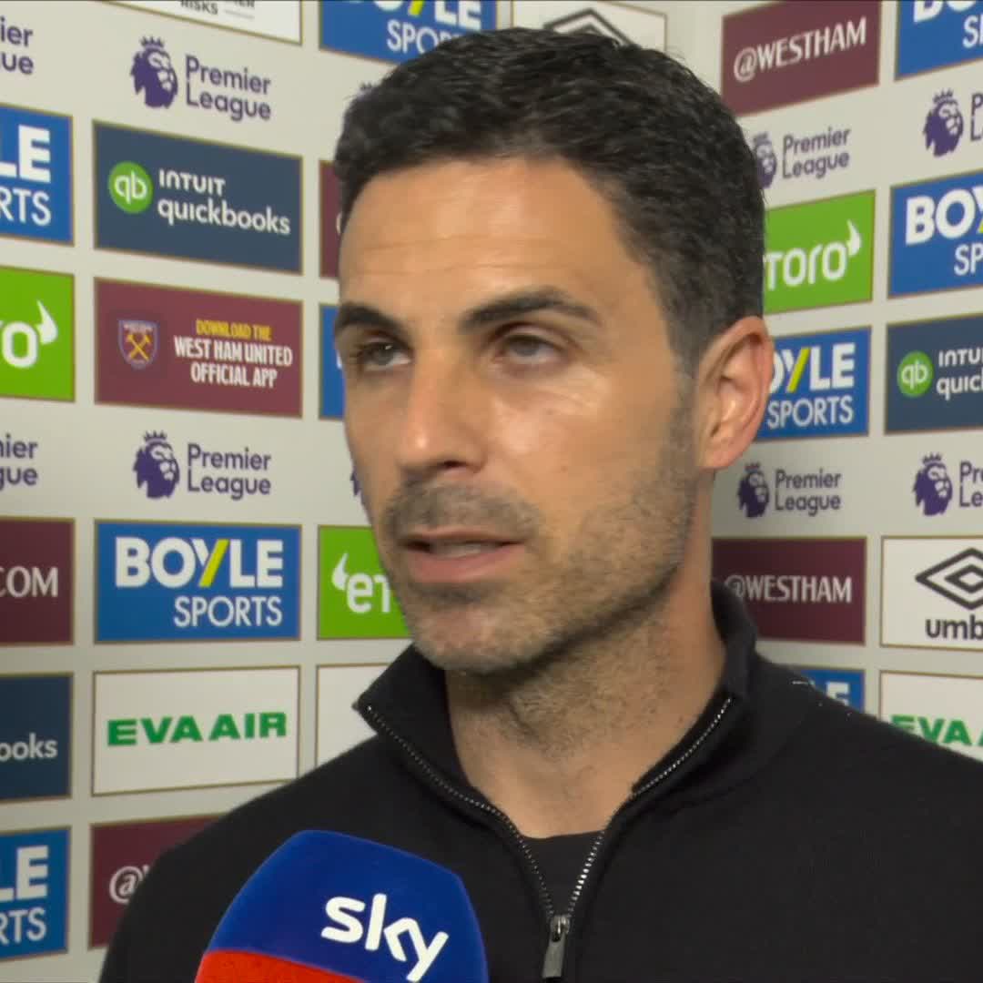 "Warm hearts, cool heads" Mikel Arteta says Arsenal are ready for their match against West Ham 👏
