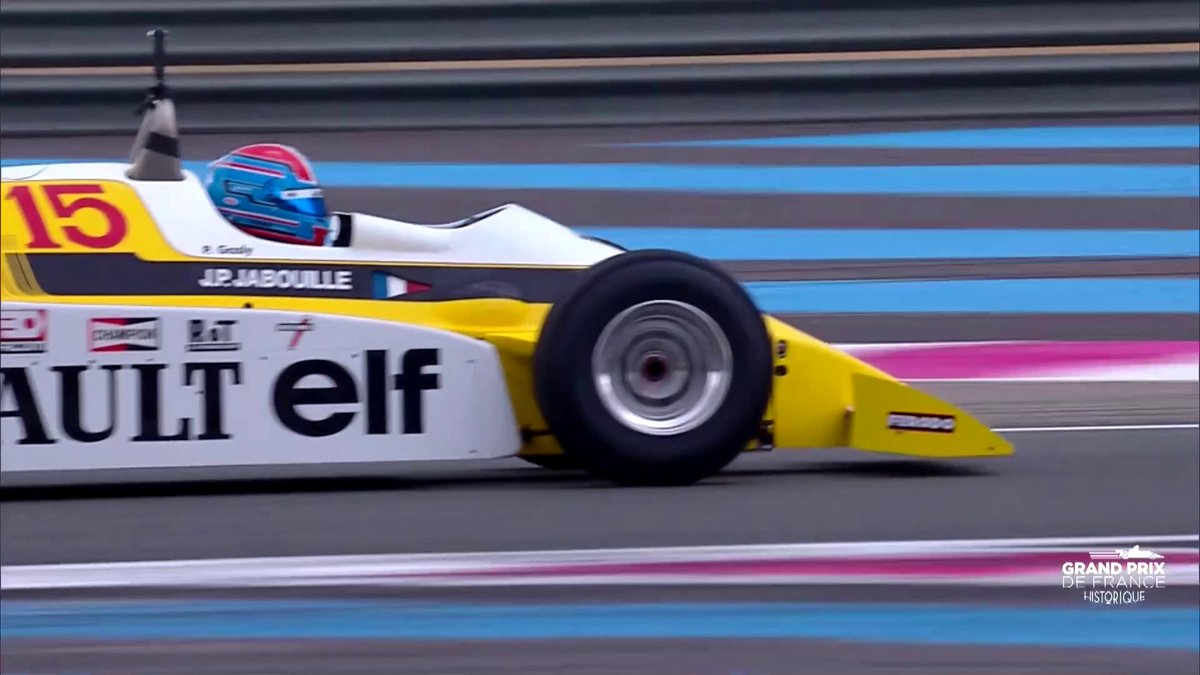 Pierre Gasly au volant de la Renault 1979, c'est forcément un moment spécial 🤩🇫🇷 #F1