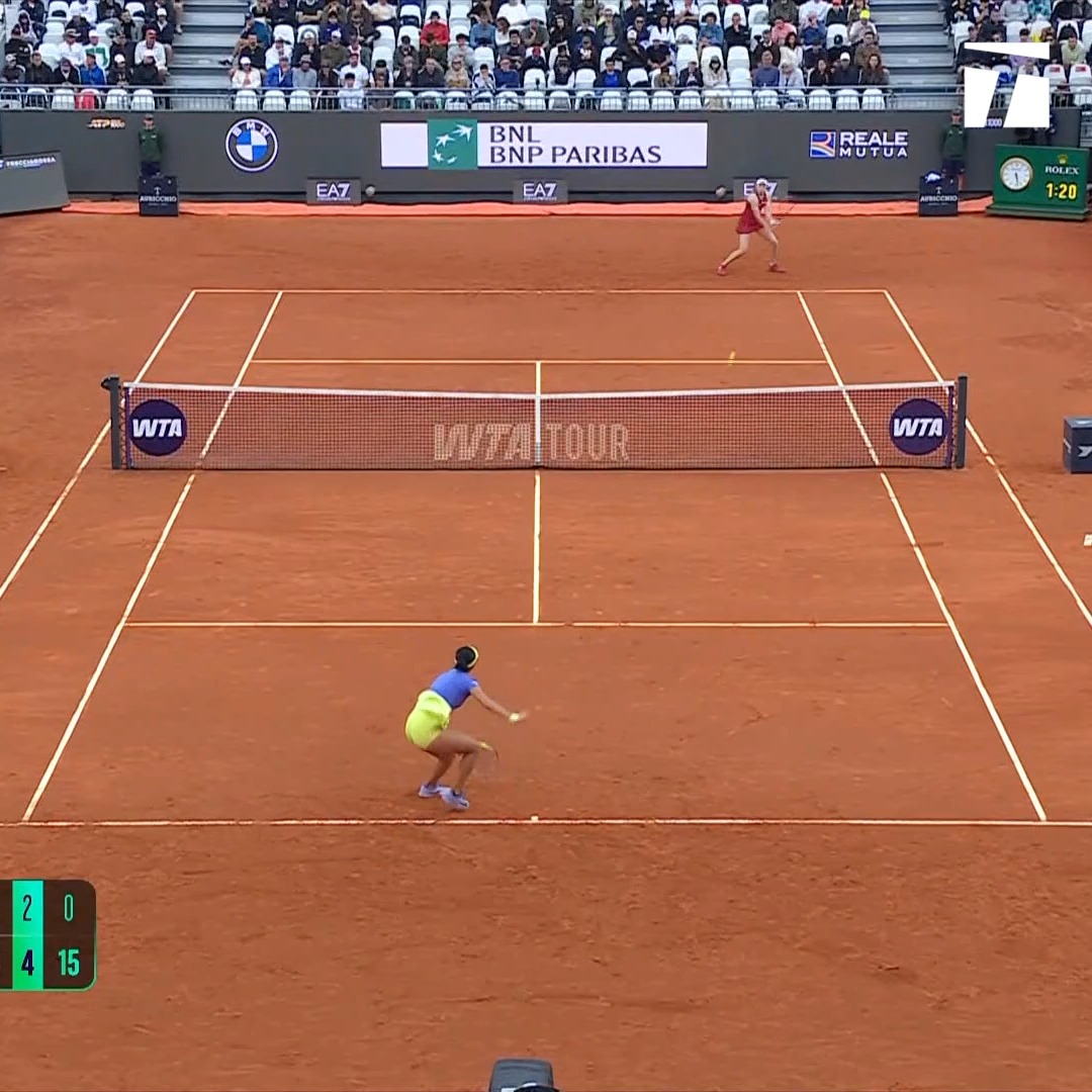 Alex Eala isn't done yet 😤 She puts away the overhead smash 💥 #IBI26
