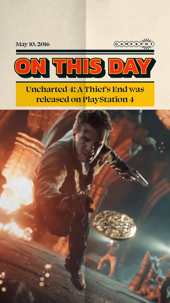 10 years ago, 1 last high stakes treasure hunt in Uncharted 4: A Thief's End 🙌