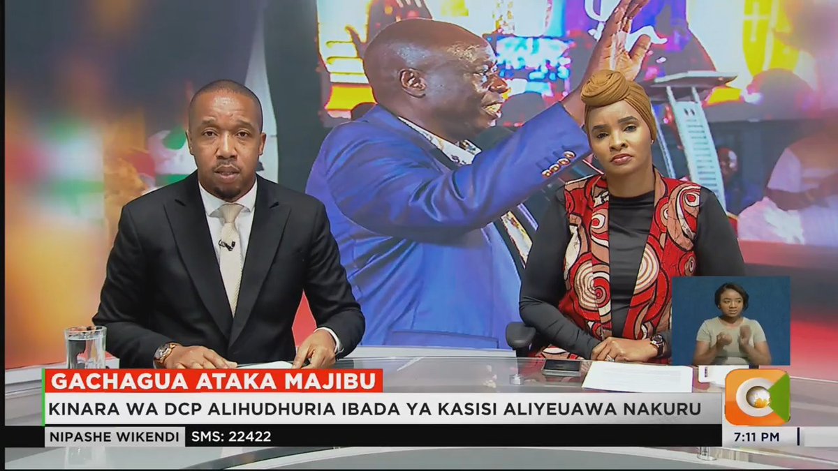Gachagua Ataka Majibu: Kinara wa DCP alihudhuria ibada ya kasisi aliyeuawa Nakuru Anataka majibu kuhusu mauaji ya kasisi wa PCEA Tabuga Amewalaumu wakuu wa usalama kwa kutojishughulisha #CitizenNipasheWikendi