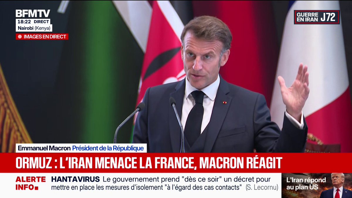 Ormuz: "Il n'a jamais été question d'un déploiement, mais on se tient prêt", assure Emmanuel Macron