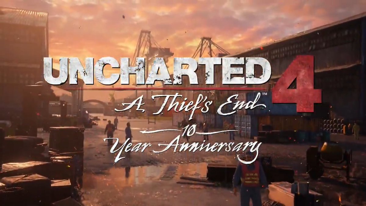 Uncharted 4: A Thief's End was released 10 years ago today on May 10, 2016! A huge thanks to every fan who has experienced this momentous Nathan Drake adventure. ⛰️🏴‍☠️
