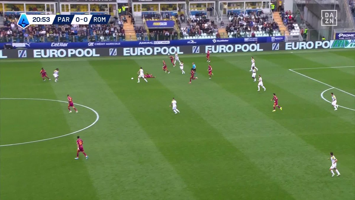🚨 ÇA C’EST FOU ! Donyell Malen 🇳🇱 est arrivé en janvier et est déjà le 3ème MEILLEUR BUTEUR DE SERIE A 🇮🇹 ! 🐺 12 buts avec l’AS Roma ! ⚽️ 🎥 DAZN France