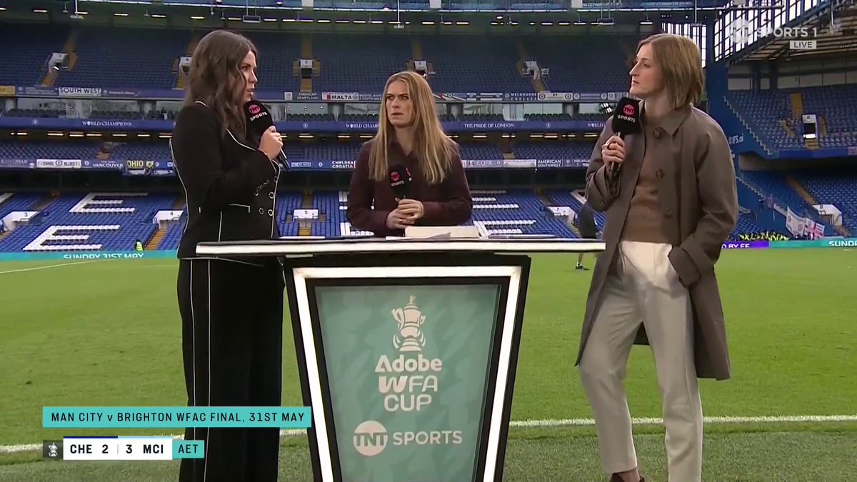 “I think the sum up of today, is the sum up of our season” Chelsea manager Sonia Bompastor reflects on their defeat to Man City 🗣️ Olivia Buzaglo | 📺 Stream with TNT Sports on HBO Max
