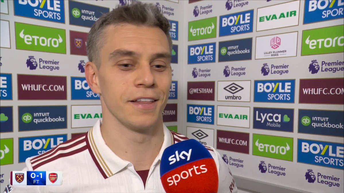 "Let's not get ahead of ourselves, we have two games to play!" Leandro Trossard on Arsenal's massive win over West Ham and what it means in the title race 🗣️