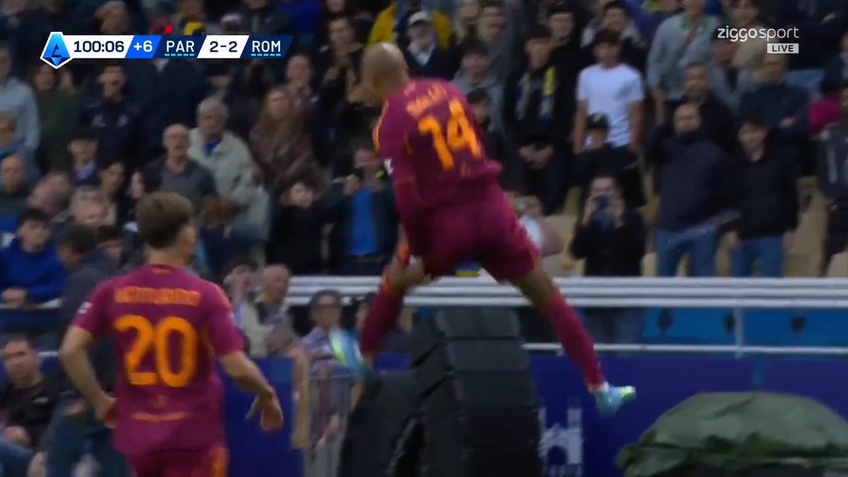 DONYELL MALEN SCHIET ROMA NAAR DE WINST! ❤️‍🔥 #ZiggoSport #SerieA #ParmaRoma