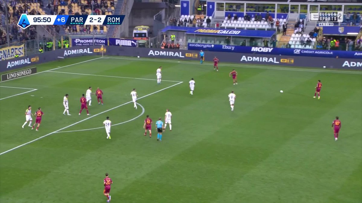 𝐀𝐋𝐄 𝐊𝐀𝐑𝐔𝐙𝐄𝐋𝐀 𝐖 𝐏𝐀𝐑𝐌𝐈𝐄! 🎡😵💫 Końcówka meczu jak u Hitchcocka! 💣 94' Roma wyrównuje 101' rzut karny i gol Malena Wciąż są w grze o Ligę Mistrzów! 🔥 #włoskarobota 🇮🇹