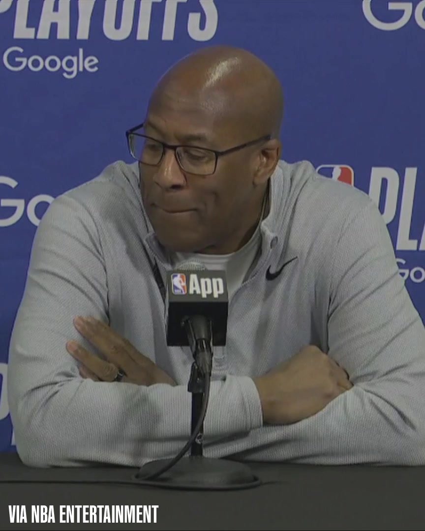 Mike Brown shares that OG Anunoby is out for today's Game 4 matchup with the 76ers: