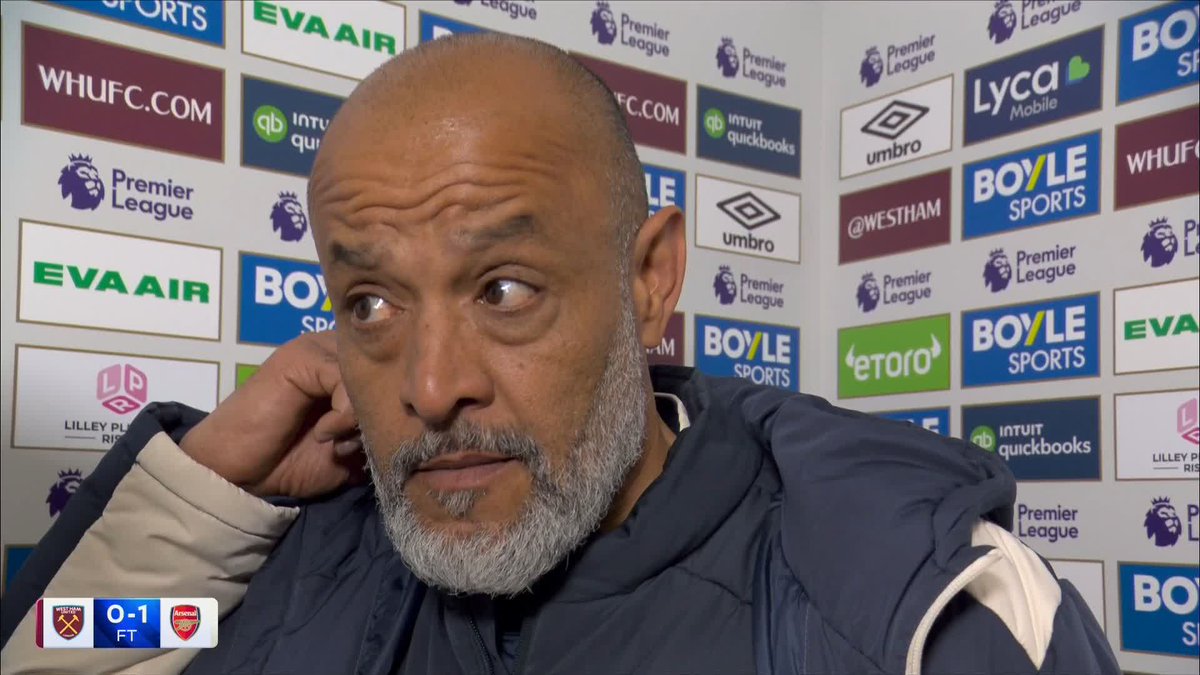 "Even the referees don't know what is or what is not a foul" ❌ West Ham boss Nuno Espirito Santo says other circumstances have been judged differently in the past 🗣️
