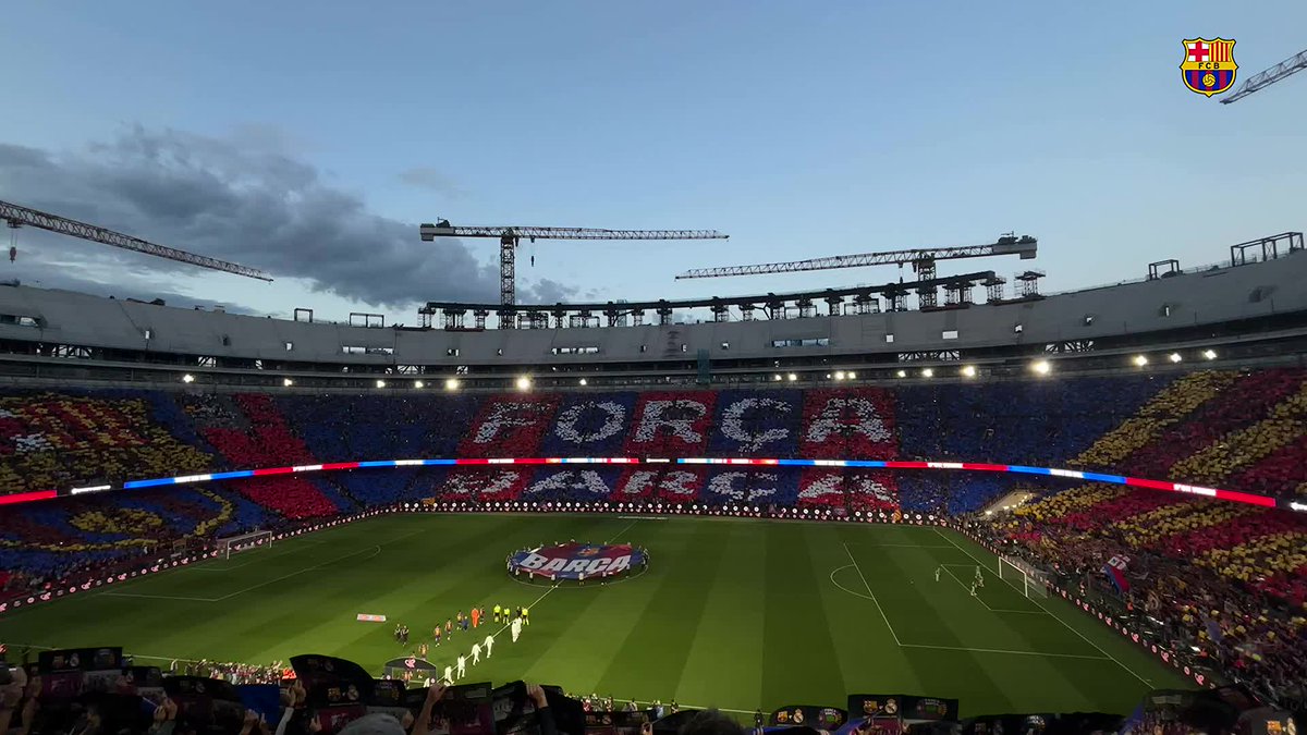 The most beautiful view in football 💙❤️
