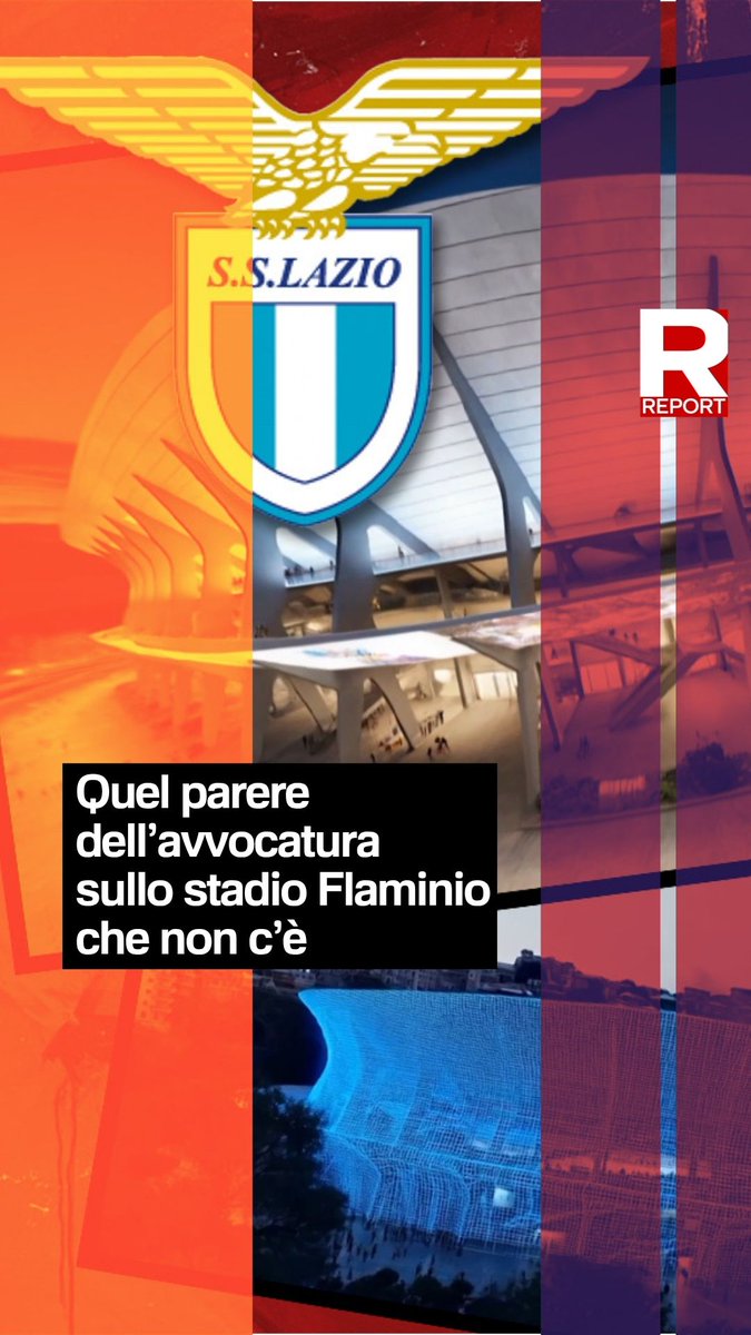 A fine novembre escono alcuni articoli in cui si dà notizia che sullo stadio Flaminio ci sarebbe l'ok dell'avvocatura di Roma per il diritto di superficie alla Lazio per 99 anni. Nel giro di pochissimo, l'avvocatura capitolina smentisce. Ora su #Rai3👇