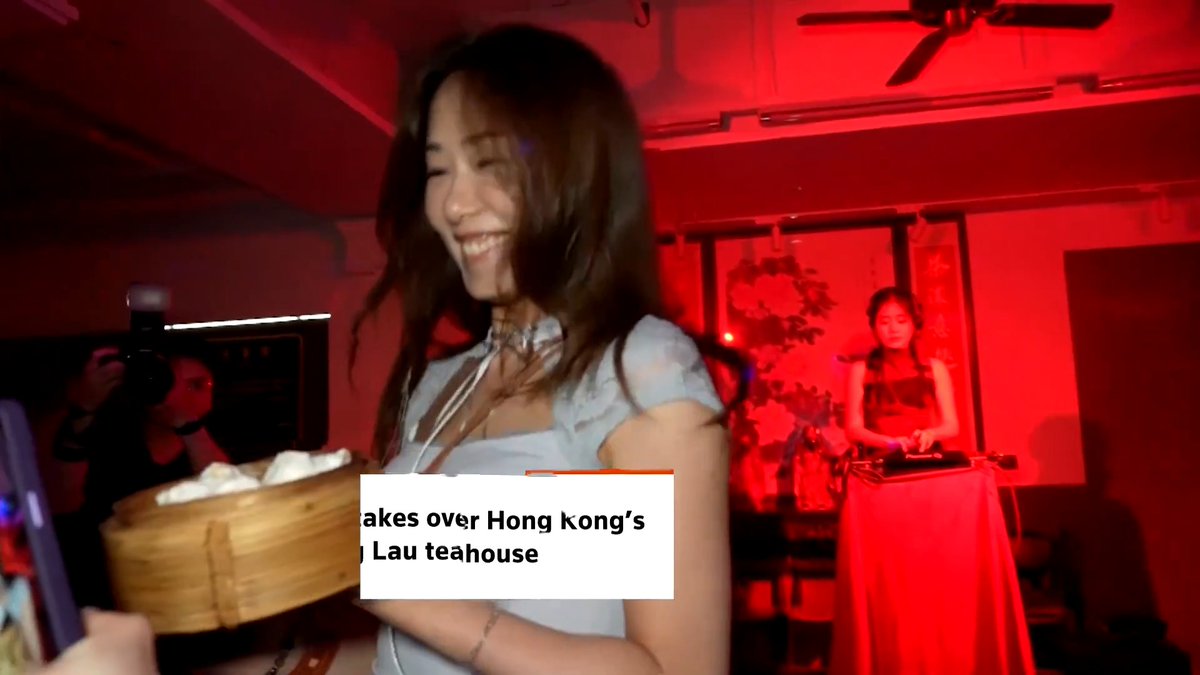 Lin Heung Lau, a historic Hong Kong teahouse dating to the 1920s, hosted a 'dim sum rave' to attract Gen-Z diners, where around 300 partygoers danced under a disco ball while eating shrimp dumplings and siu mai as a DJ played electronic and Cantonese music