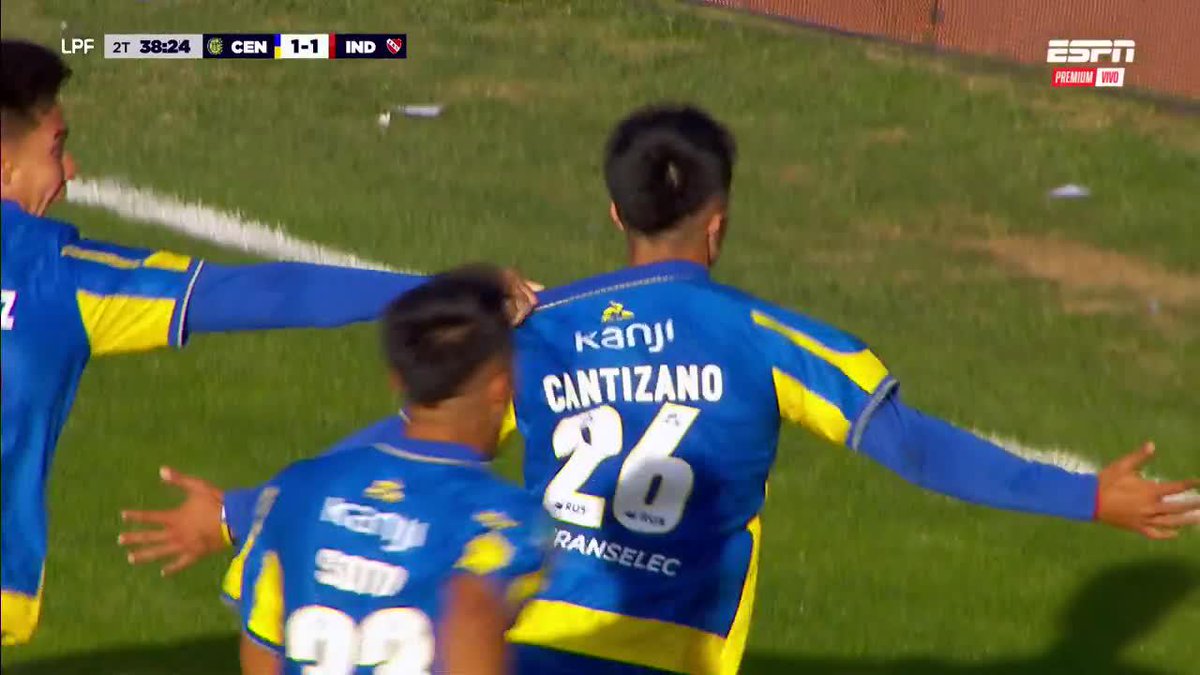 🤯🇦🇷 GIOVANNI CANTIZANO PARA EL 2-1 DE ROSARIO CENTRAL ANTE INDEPENDIENTE.