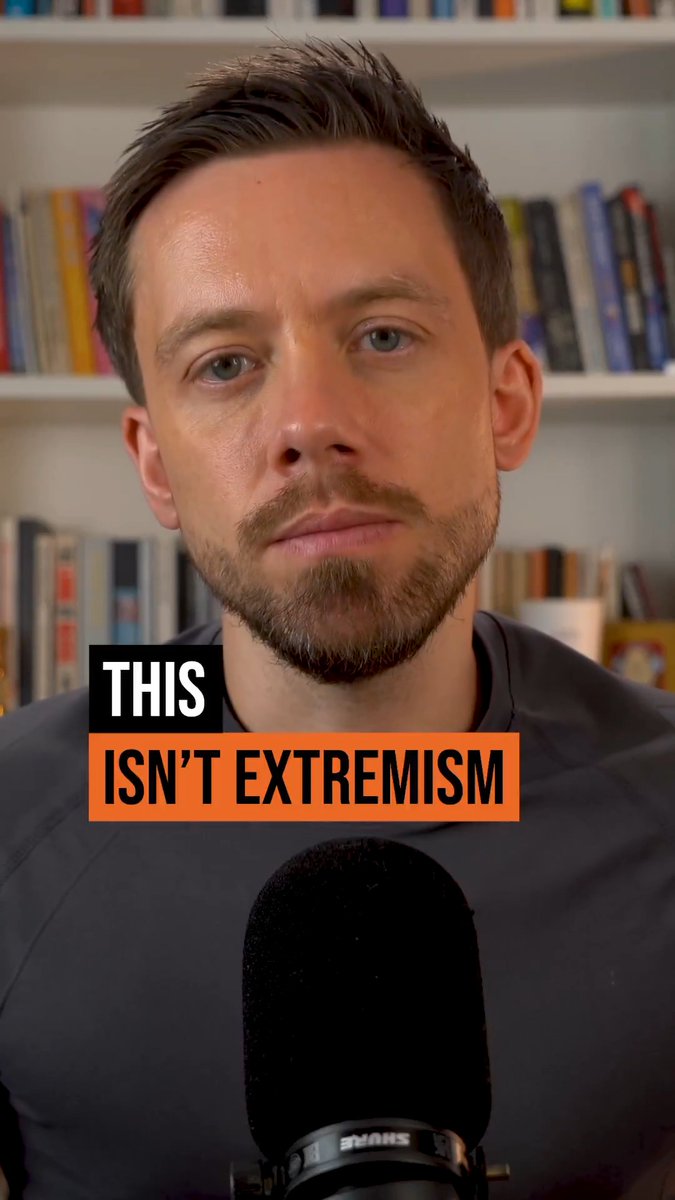 The real extremism is supporting war crimes and genocide. Not opposing innocent people being slaughtered.