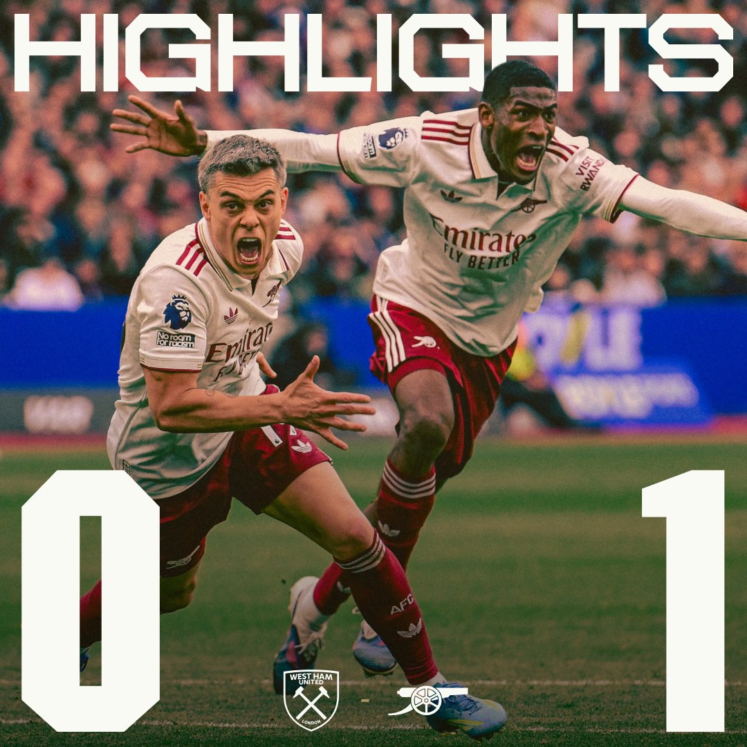 One step further. Watch the highlights from our 1-0 victory at the London Stadium 📺