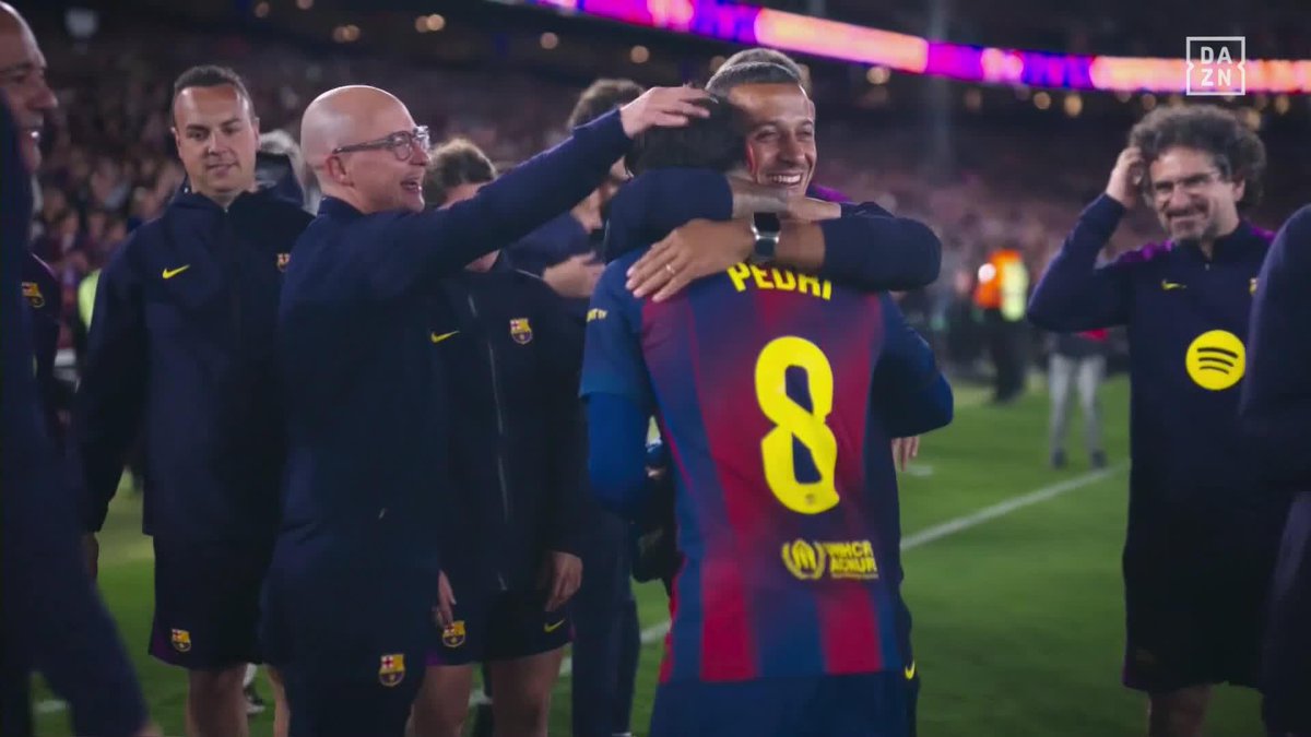 バルサ、バルサ、バールサ！ 最大のライバルの眼の前で バルセロナが2連覇を達成🏆🏆 🇪🇸ラ・リーガ第35節 🆚バルセロナ×レアル・マドリード 📺DAZN ライブ配信中 #ラ・リーガ #だったらDAZN