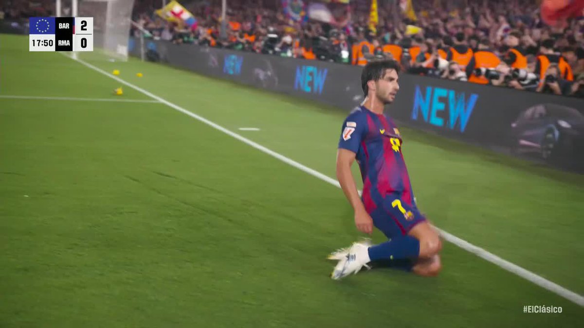 "Barcelona" Porque le rompió bien el ojete por 2-0 al Real Madrid y se consagró campeón de LaLiga por segundo año consecutivo. Jaja, cómo te va a dar la vuelta en la cara tu clásico, volvieron a comer polla culé, alta putita los Merengues.