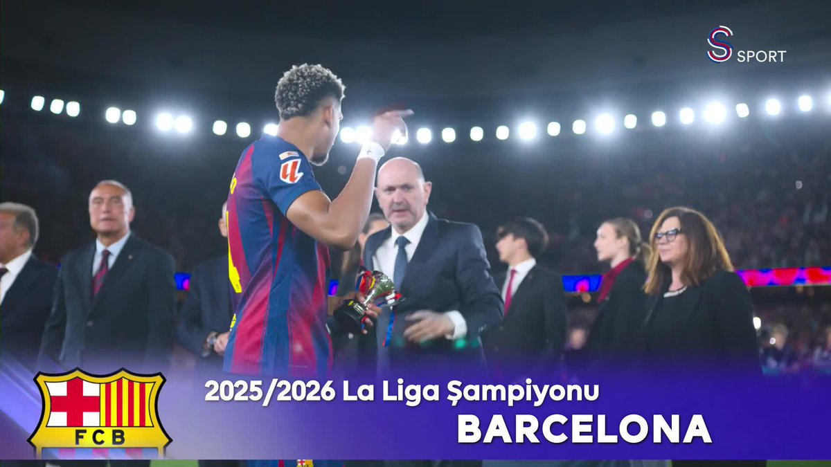 Barcelona, şampiyonluk kupasını kaldırdı! 🇪🇸🏆