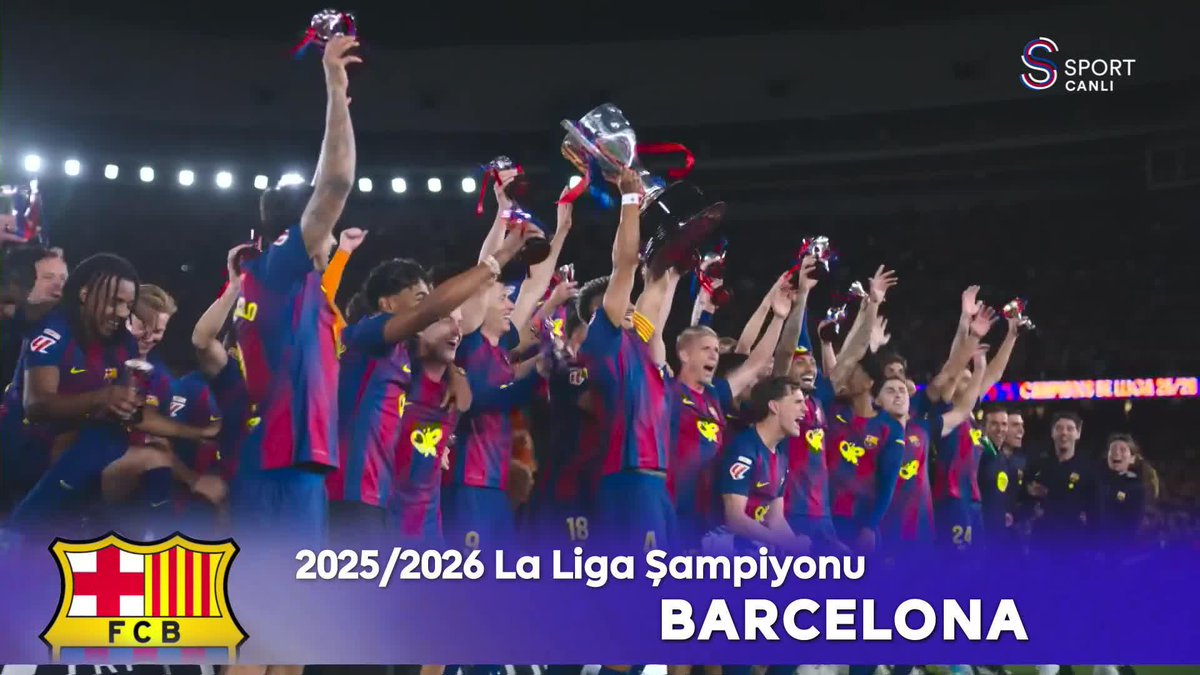 Barcelona, kupasına kavuştu.