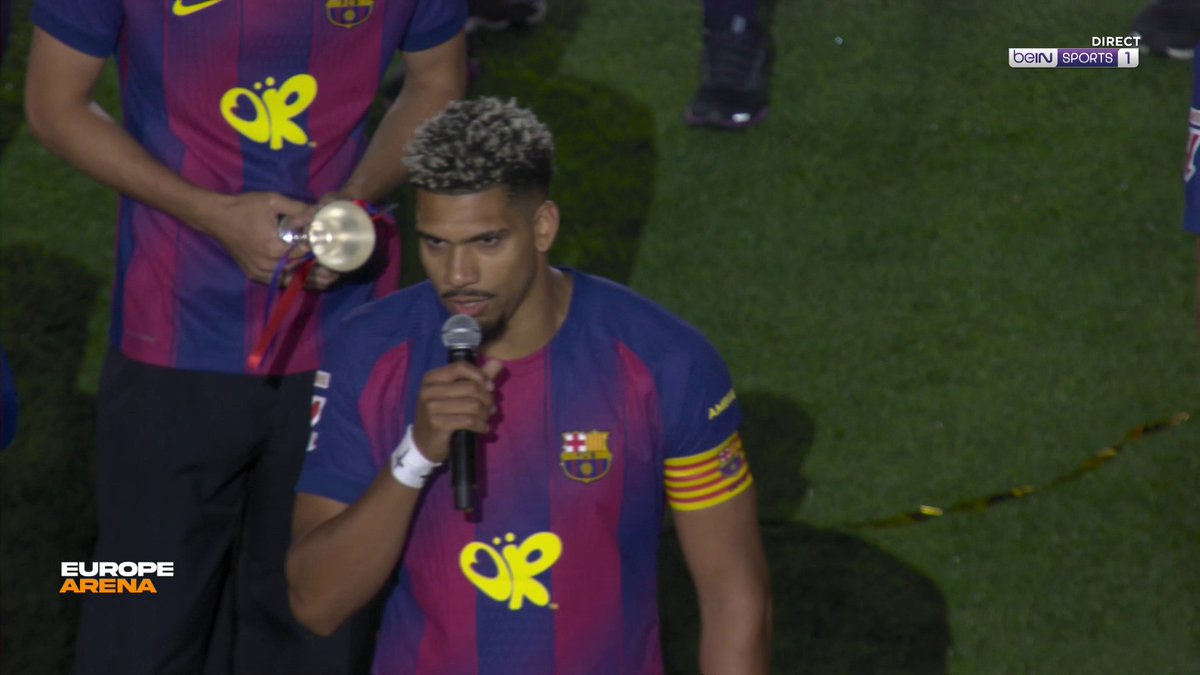 🚨🚨 LE DISCOURS DE CAPTAIN ARAUJO 🇺🇾 APRÈS LE TITRE DE CHAMPION DU FC BARCELONE !!! 🏆💙￼❤️ 🎥 beIN SPORTS