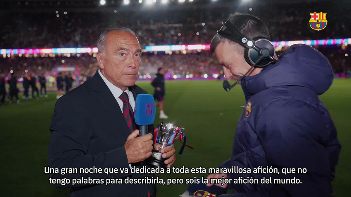 Las palabras del presidente Rafa Yuste, tras conseguir nuestra 29ª Liga 🎤