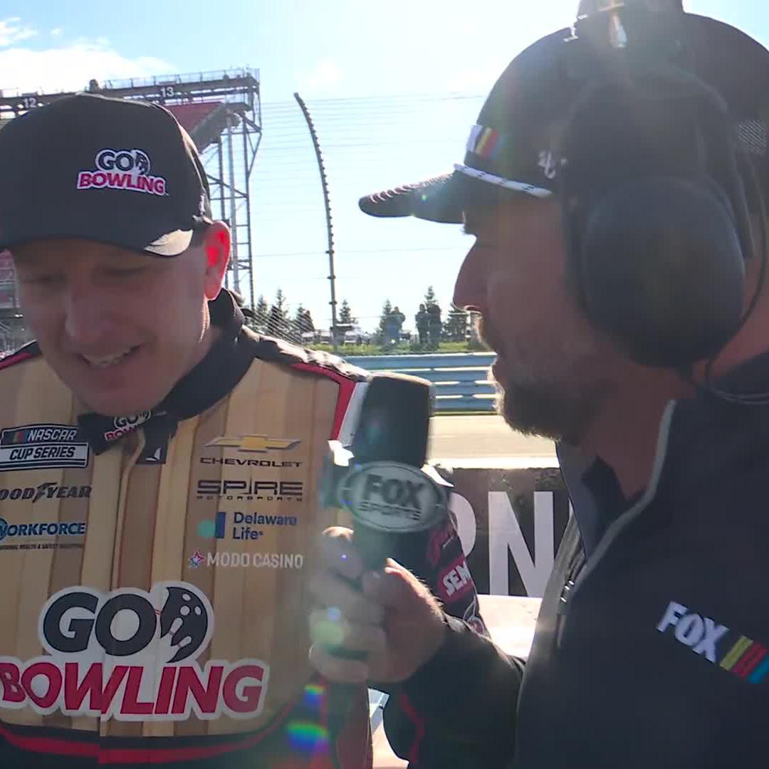 A strong Sunday for Michael McDowell, who brings the No. 71 Spire Motorsports Chevrolet home in P2.
