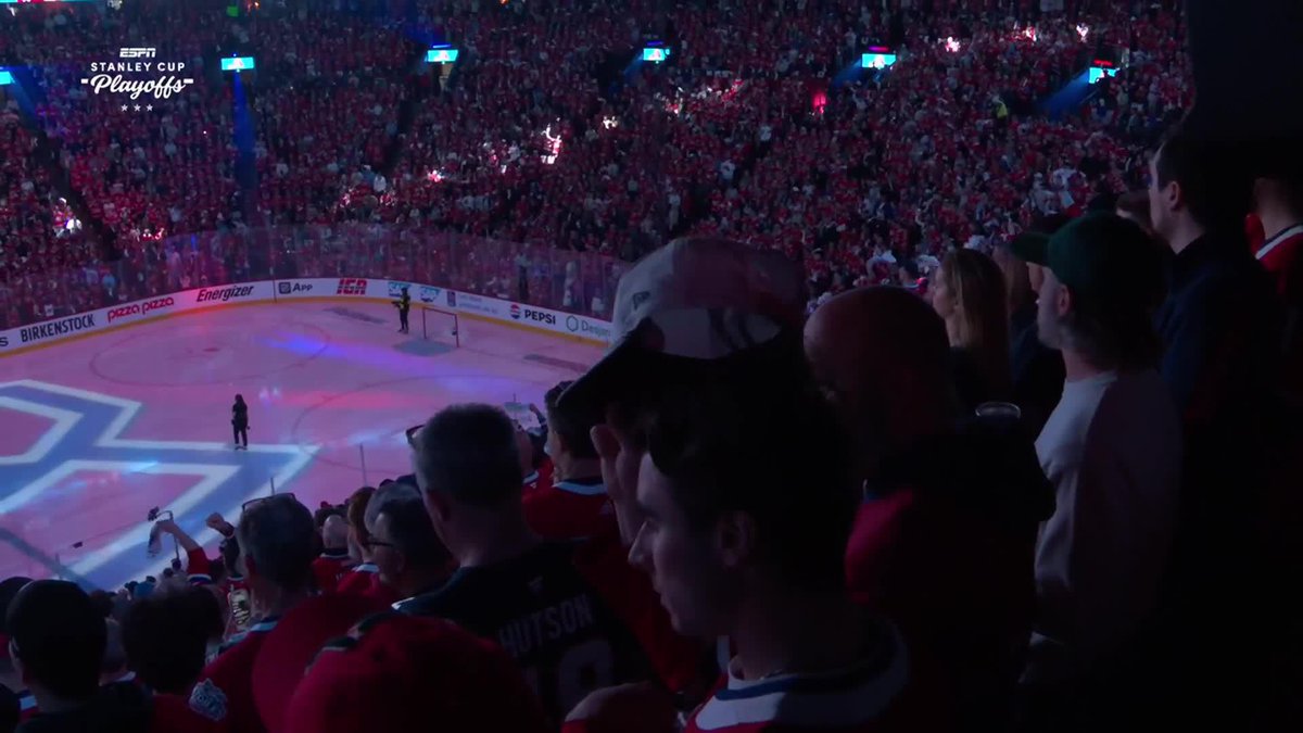 Bell Centre is READY ROCK for Game 3 👏👏👏 A lot of "Ole Ole Ole Ole" chants are on the forecast tonight 🔥🔥🔥