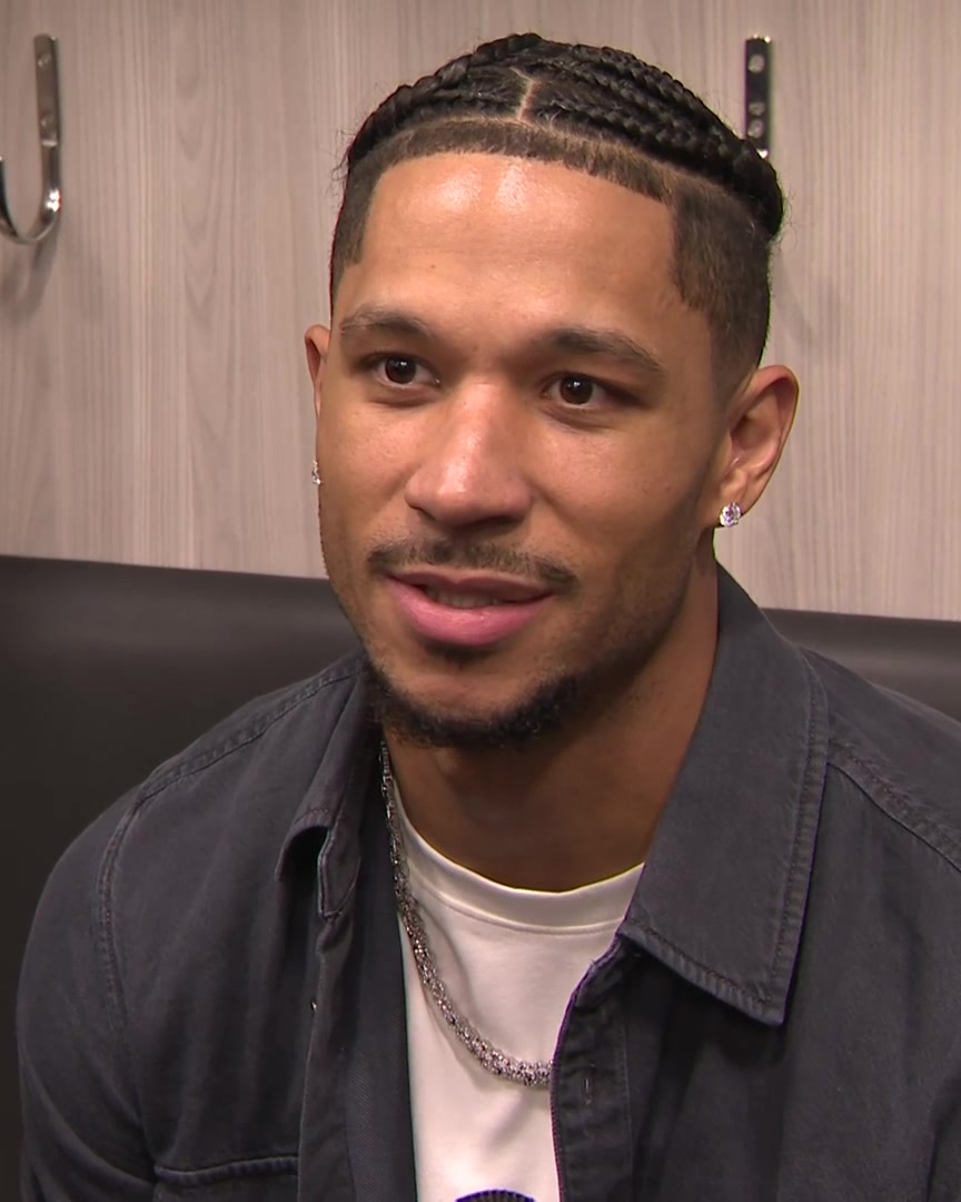 "I used to think Philly was a sports town, I don't know if it is anymore" Josh Hart says he wasn't surprised at how many Knicks fans were in Philly: