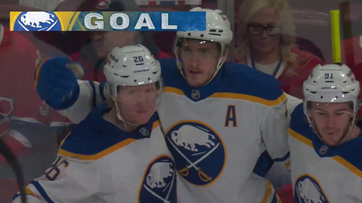 TAGE THOMPSON SCORES NOT EVEN A MINUTE INTO THE GAME 😱 Watch Sabres-Canadiens on ESPN and the ESPN App 👀