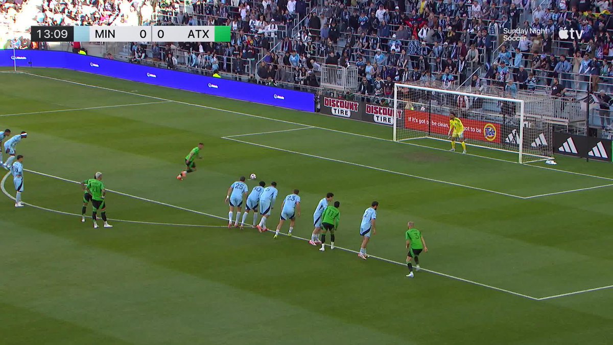 Uzuni converts from the spot to give Austin FC the early lead on the road! 📺 Apple TV: