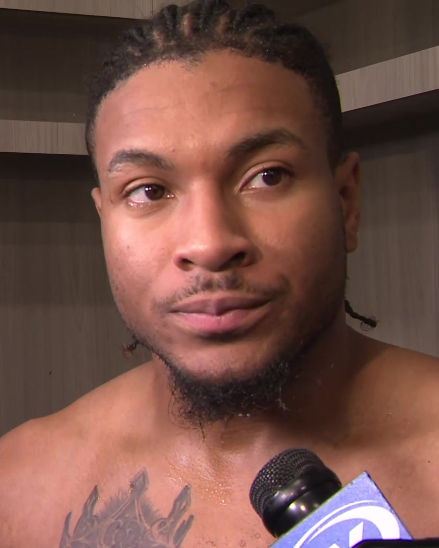 Deuce McBride on the "Deuce" chants as he was making threes: "I'm grateful for our fans travelling, it's special to play for New York"